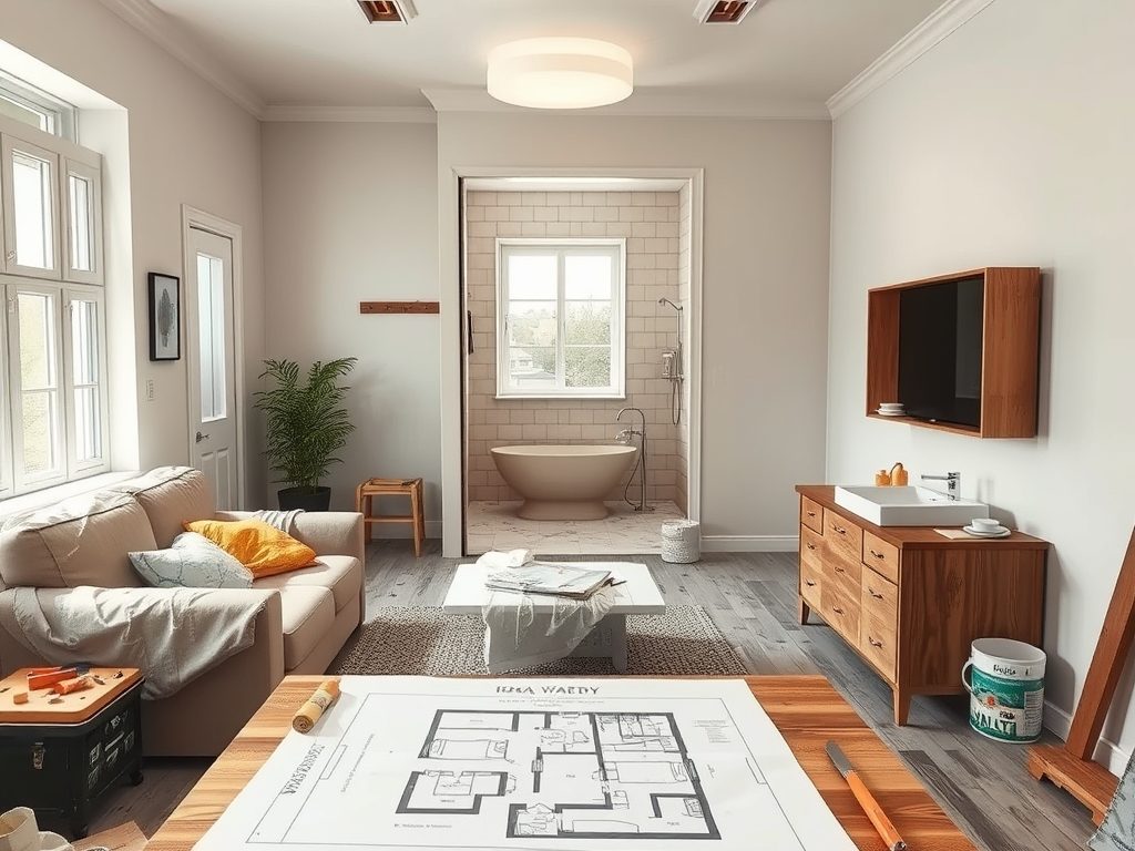 Jak zorganizować remont mieszkania z jedną łazienką: praktyczny plan i kolejność działań dla sprawnego przebiegu prac