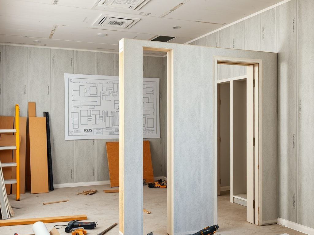 Kolejność prac przy remoncie: dlaczego najpierw warto wykonać ścianki działowe przed sufitami podwieszanymi